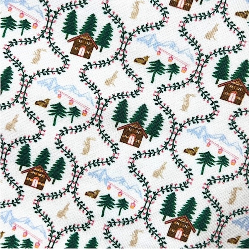 Hill House The All-Gender Teddy Zip-Up Hoodie in White Ski Chalet NWT Large - Picture 5 of 5